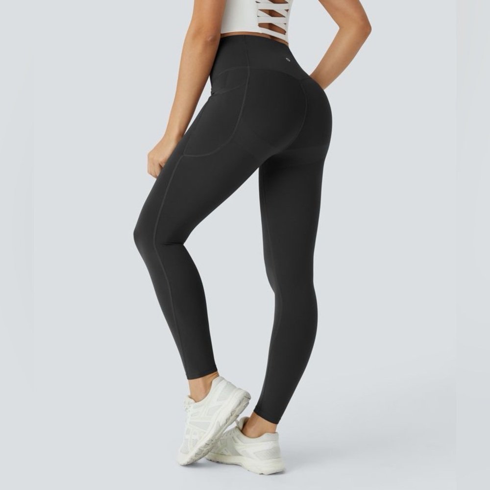 Halara UltraSculpt™ Tummy Control Workout Leggings - size Small, 7/8 length